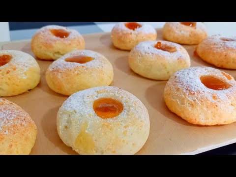 Видео: ТВОРОЖНЫЕ ПОНЧИКИ в Духовке! Быстро без дрожжей! Donuts 🍩.