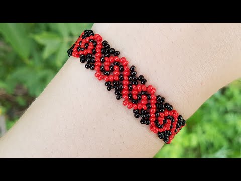 Видео: Beaded bracelet/Diy/Tutorial/Браслет из бисера/Как сделать браслет/Бисер/Рукоделие