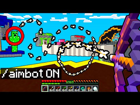 Видео: Я тайно жульничал с AIMBOT в Bedwars...
