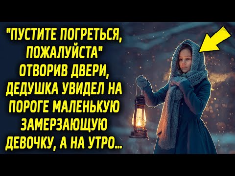 Видео: "Пустите погреться, пожалуйста" отворив двери, дедушка увидел на пороге девочку, а позже было…