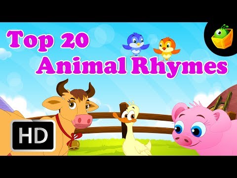 Видео: Топ 20 Animal Nursery Rhymes | 20+ Mins | Сборник мультфильмов / анимационных Songs For Kids