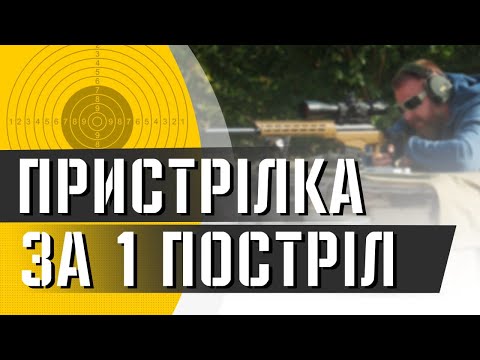 Видео: Як пристріляти оптичний приціл за один постріл.