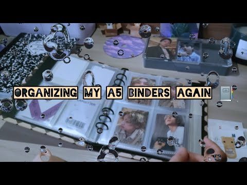 Видео: организация новых биндеров (не опять, а снова); 📔 / kpop binder organization/ bts ⭐