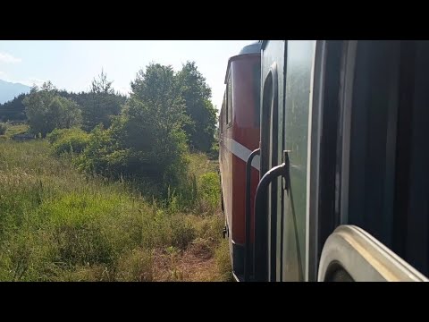 Видео: Кратко пътуване с влак на родопската теснолинейка!Добринище-Разлог.@ЖПсвят @bubucka24