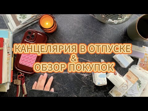 Видео: Итоги канцелярии в отпуске | Обзор новых наклеек и скотчей  | Листаю планер и личный дневник