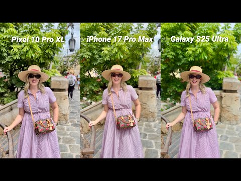 Видео: Сравнение видеотестов камер iPhone 17 Pro Max, Galaxy S25 Ultra и Pixel 10 Pro XL