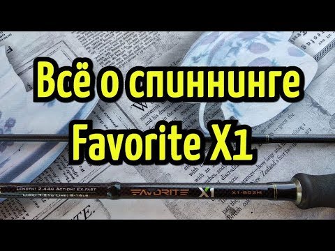 Видео: Спиннинг Favorite X1 (Фаворит Х1) 802М. Обзор удилища и отзыв о нём