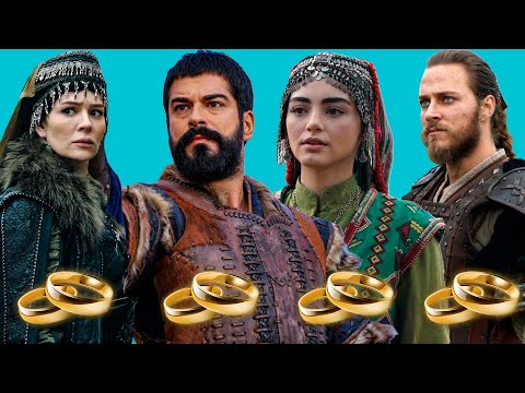 Видео: Основание: Осман - Реальные мужья и жены актеров. Бурак Озчивит. Бурак Челик. Озге Торер