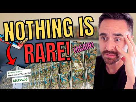 Видео: Продавец комиксов ПРОДАЕТ ОГРОМНУЮ ПАРТИЮ комиксов HAWKMAN! Одно из самых странных объявлений на ...