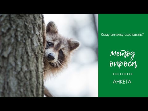 Видео: 11.  Анкетирование как метод исследования