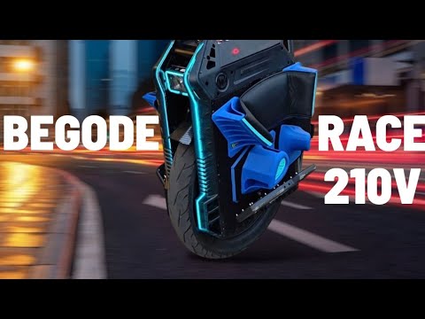 Видео: Обзор моноколеса Begode Race 210v 3800Wh 50S подвеска 
