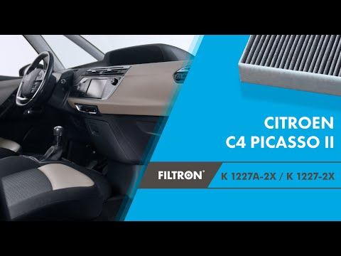 Видео: Как заменить салонный фильтр? – CITROEN C4 PICASSO II – The Mechanics by FILTRON