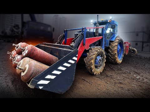 Видео: Трактор Т-40АМ работоспособность на стройке / Подбор двигателя Д245 ДЛЯ ЗАКАЗЧИКА