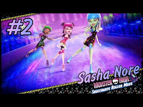 Видео: Monster High: Skultimate Roller Maze #02 - Мне жалко Френки !