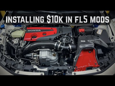 Видео: Совершенно новый FL5 Type R получает 10 тысяч долларов на модернизацию: HKS, Cusco, PRL, GruppeM,...