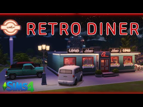 Видео: Ретро закусочная в Коппердейле 🥧🌲| The Sims 4 | Без CC