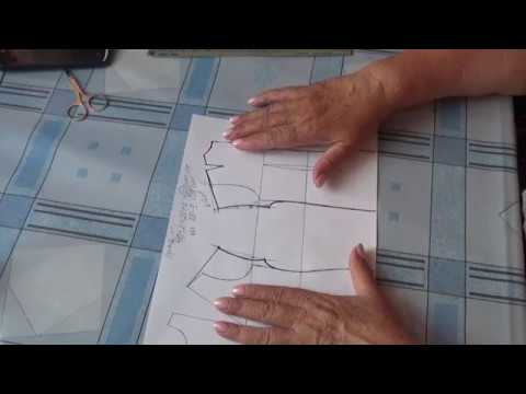 Видео: #579.Цельнокроенный прилегающий короткий рукав