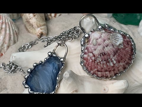 Видео: Мягкая пайка морского стекла и ракушек