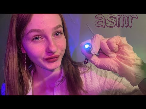 Видео: ☀︎ ASMR комфортный мед осмотр в твоем учебном заведении ☀︎