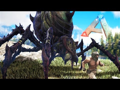 Видео: ОГРОМНЫЙ ПАУК в ARK