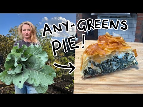 Видео: Мой пирог с любой зеленью! (Спанакопта, огород) || Участок 37