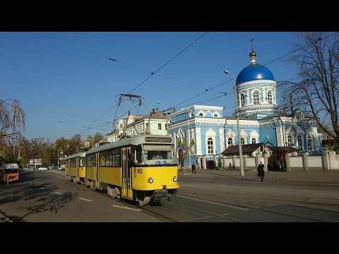 Видео: Дніпро трамвай (ex Dresden Trams No.11,15), 06./08.11.2018