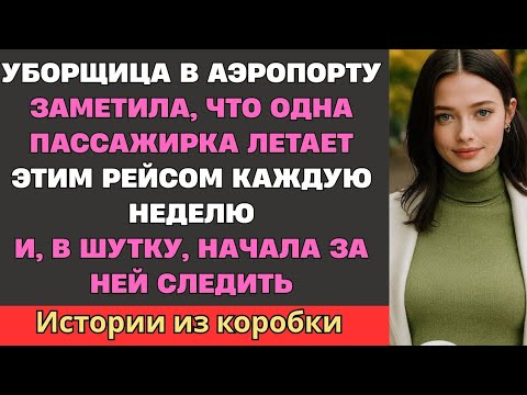 Видео: Уборщица аэропорта заметила, что в воздухе тем же рейсом летит пассажирка... И, проследив за ней...