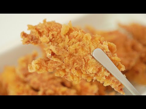 Видео: Цыпленок в стиле KFC | секреты жареной курицы | куриные тендеры