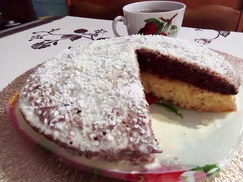 Видео: Торт на кефірі!!! Без міксера та вагів! Швидко та смачно!!! Простий в приготуванні!!!