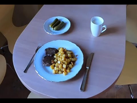 Видео: Стейк из оленины.