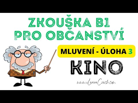 Видео: Экзамен на чешское гражданство B1: Задание 3 - пример диалога - КИНО