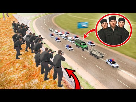 Видео: БРИГАДА УСТРОИЛА ЗАСАДУ НА КОНВОЙ С ЗАКЛЮЧЕННЫМИ, НО ЗАЧЕМ?❗️ GTA:CRMP