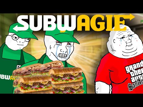 Видео: WOJAK DOOMER НАЕМНЫЕ РАБЫ В SUBWAY (SUBWAGIES)