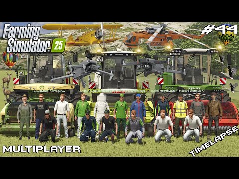 Видео: 🍀💥 БЕЗУМНЫЙ СБОР ТРАВЯНОГО СИЛОСА С КОМАНДОЙ ИЗ 16 ЧЕЛОВЕК! 🚜🌱 | MAYPOLE FARM | Многопользователь...