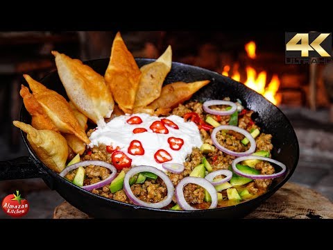 Видео: ЛУЧШИЙ НАЧОС "ЛОЖКА" В МИРЕ! - ГОТОВИМ НА ПРИРОДЕ В 4К