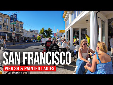 Видео: САН-ФРАНЦИСКО, США 🇺🇸 Морской бриз, солнце и атмосфера на причале | Пеший тур 4K