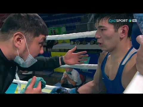 Видео: Бокс. ЧРК. Финал. Мужчины (81 кг). Бекзат Нурдаулетов - Нурбек Оралбай