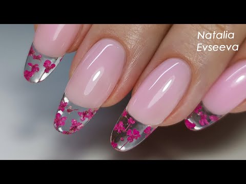 Видео: Manicure Dried flowers Nail Design ideas 💅 Маникюр Сухоцветы Идеи Дизайна Ногтей