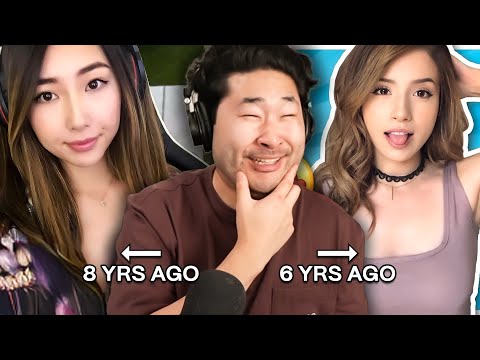 Видео: Смотрю первые видео на YouTube от Pokimane, OfflineTV, Людвига и Джанет.