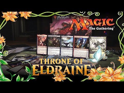 Видео: Magic The Gathering - Дисплей Престол Элдраина