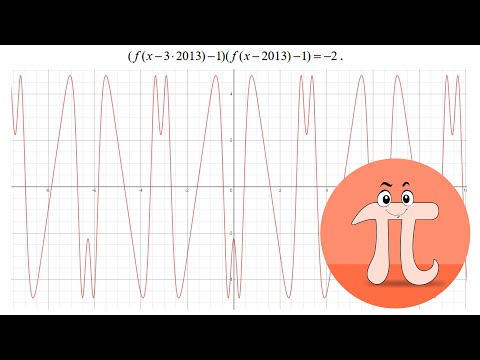 Видео: Доказать периодичность при данном равенстве (олимпиада МежВед)
