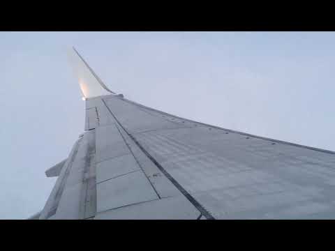 Видео: Взлёт / Takeoff аэропорт Алыкель (Норильск), А/К NordStar проход через туман.