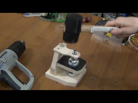 Видео: Запрессовка патрона ER11 на вал шпинделя станка CNC3018. Также снятие запрессованного патрона.