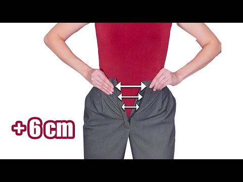 Видео: Швейный совет как увеличить пояс на брюках без вставок!