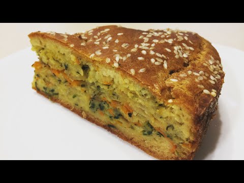 Видео: ЗАЛИВНОЙ пирог с КАПУСТОЙ!🥧🥬🥕ОЧЕНЬ вкусный!! Jellied cabbage pie
