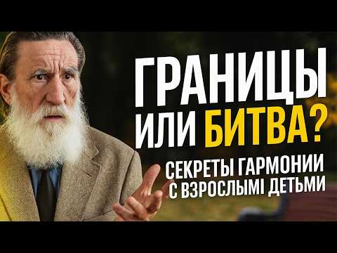 Видео: Границы с взрослыми детьми: как любить, не теряя себя