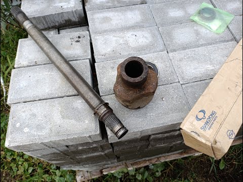 Видео: Замена правой передней полуоси и шруса SsangYong Rexton 2 Xdi