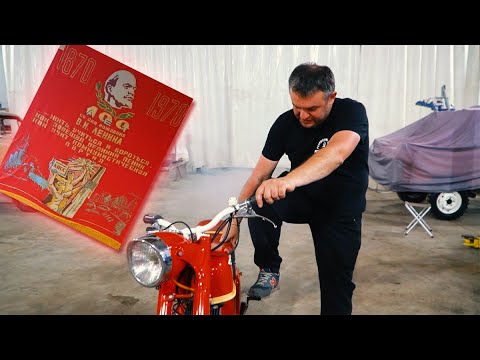 Видео: Мотоцикл Восход - Юбилейный экземпляр! Больше 10 лет простоя.