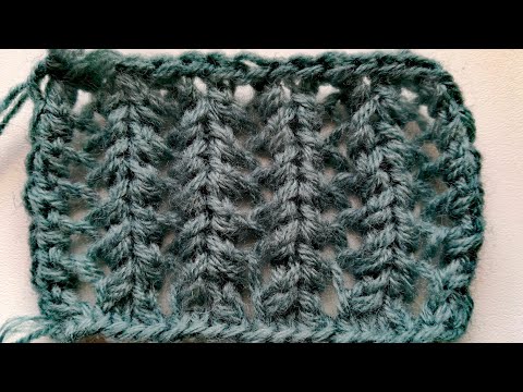 Видео: Ажурные дорожки спицами.