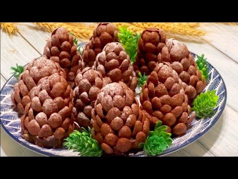 Видео: ♥️SOBASIZ‼️‼️ŞAM QOZASI PEÇENYASI🤌👍🏻ПЕЧЕНЬЕ ШИШКИ БЕЗ ВЫПЕЧКИ👍🏻